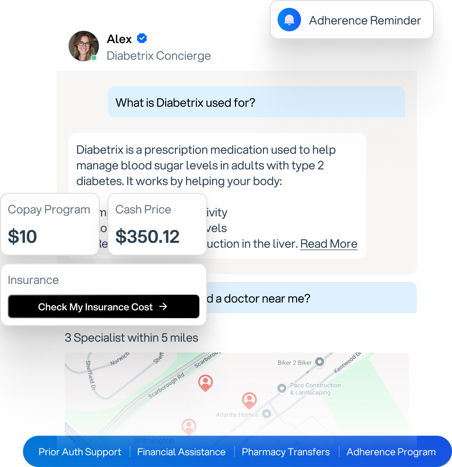 Empower patients across every step of their therapy journey